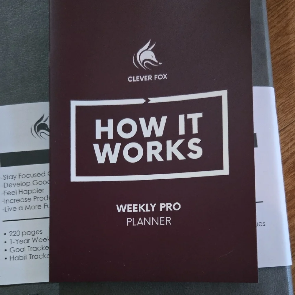 Clever Fox Planner Pro - Undated -Gray Softcover